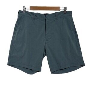 Mens J.Crew Flex Reade Tech Shorts Gray Chino Short Preppy Casual 32/7 Inch